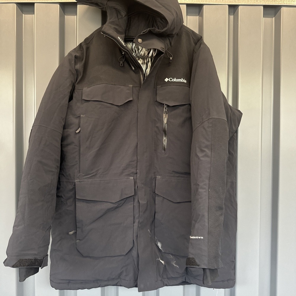 Columbia Jacket Mens XL Great Bend 780TD Goose Down TurboDown Parka Omni-Heat